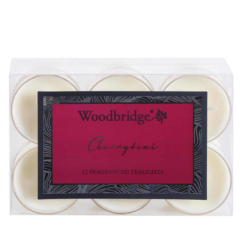 Woodbridge Cherrytini 4 Hour Tealights (Pack of 12) £4.49